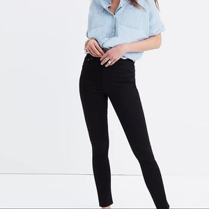 Madewell 10" High-Rise Skinny Jeans in Carbondale Wash